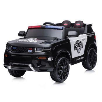 Coche Eléctrico Todoterreno Para Niños Police De Chipolino Black