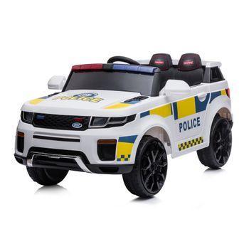 Coche Eléctrico Todoterreno Para Niños Police De Chipolino White