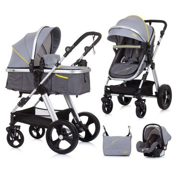 Carrito De Bebé Havana Trío Convertible Con Bolso Y Mosquitera De Chipolino Graphite