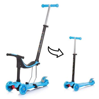 Homcom - Patinete evolutivo con asiento azul, Scooters En Linea