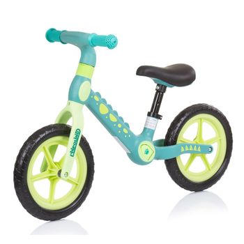 Bicicleta Infantil Sin Pedales Dino Blue Green