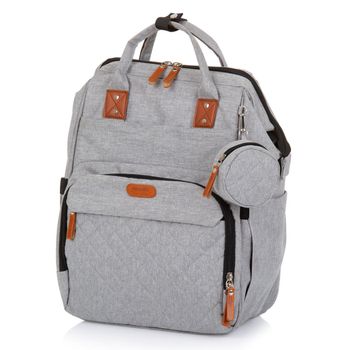 Mochila De Pañales Para Bebés Con Cambiador De Chipolino Ash Grey