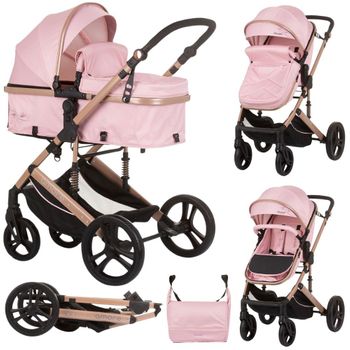 Carrito De Bebé Duo Convertible Amore Hasta 22 Kg Flamingo