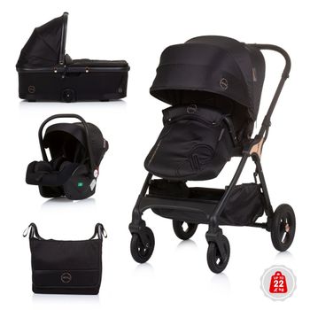 Carrito De Bebé Trio Infinity Hasta 22 Kg Obsidian