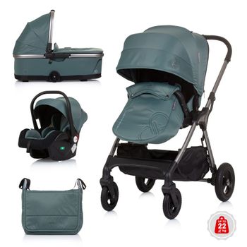 Carrito De Bebé Trio Infinity Hasta 22 Kg Pastel Green