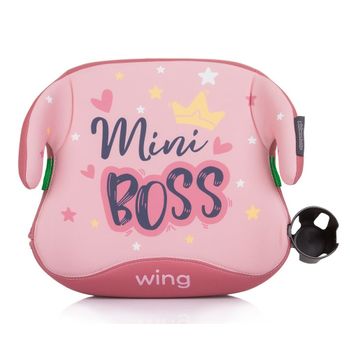Alzador Wing I-size 125-150 Cm De Chipolino Pink Mini Boss