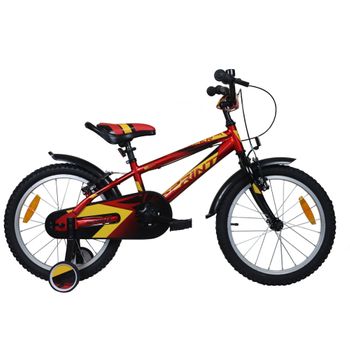 Bicicleta De Montaña 18" Umit Casper Rojo/naranja/negro