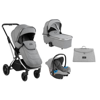 Carrito De Bebé 3en1 Angele Gris