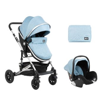 Carrito De Bebé Trio 3 In 1 Amaia Bleu