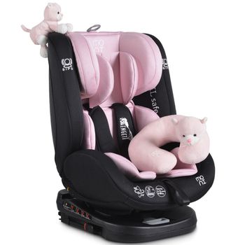 Silla De Coche Serengeti Isofix 360º Rosa