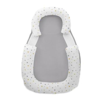 Posicionador Antivuelco De Espuma Viscoelástica Dots Grey