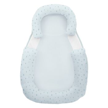 Posicionador Antivuelco De Espuma Viscoelástica Dots Azul