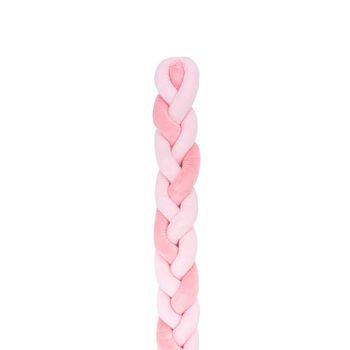 Protector Trenzado 180cm 3 Trenzas (12cm) Rosa