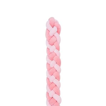 Protector Trenzado 180cm 4 Trenzas (15cm) Rosa