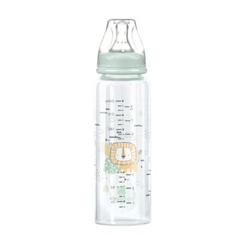 Biberón De Cristal 240ml Savanna Menta