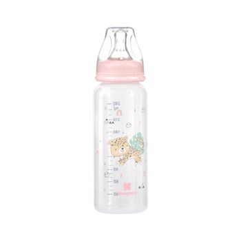 Biberón Anticólico 240ml Savanna Rosa