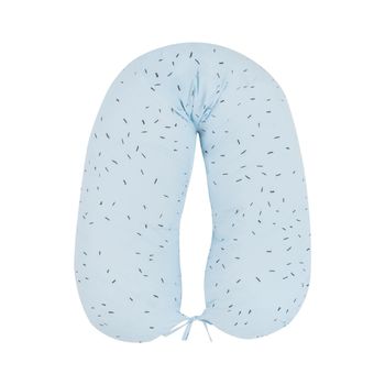 Almohada De Embarazo Cuerpo Completo Desenfundable Gris Acomoda Textil. con  Ofertas en Carrefour