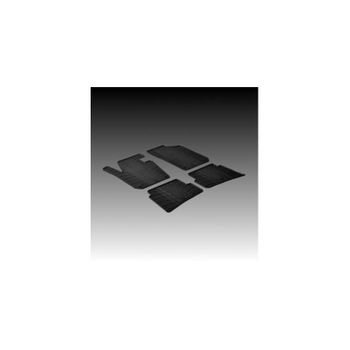 Juegos De Alfombrillas Para Coche Antideslizante 4pcs Alfombra Diseño  Metálico Universal Color Negro Alto Brillo Estilo Estriado con Ofertas en  Carrefour