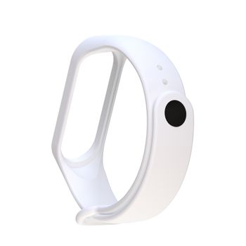 Wisetony® Correa Puro Silicona Para Xiaomi Mi Band 3/4 - Blanco