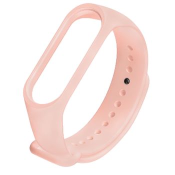 Wisetony® Correa Puro Silicona Para Xiaomi Mi Band 3/4 - Rosa Claro