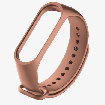 Wisetony® Correa Puro Silicona Para Xiaomi Mi Band 3/4 - Marron