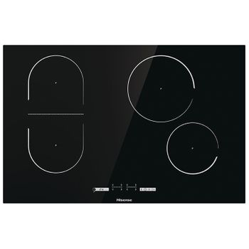 Hisense I8433c Hobs Negro Integrado 80 Cm Sin Placa De Inducción 4 Zona(s)