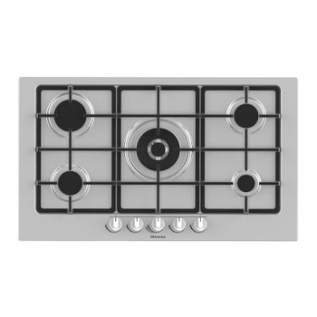 Hisense Gm973xf Hobs Acero Inoxidable Integrado Encimera De Gas 5 Zona(s)