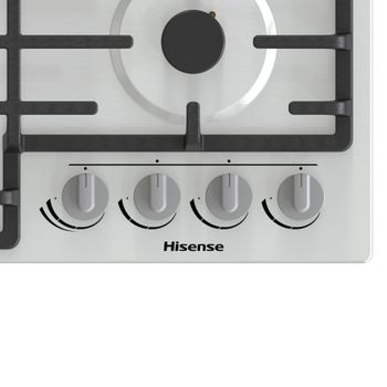 Hisense Gm663xb Hobs Acero Inoxidable Integrado 60 Cm Encimera De Gas 4 Zona(s)