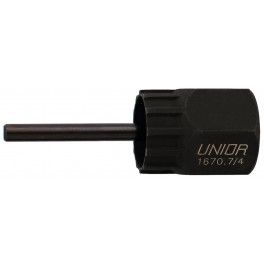 Unior Extractor De Piñon Con Mango Para Cassette Shimano