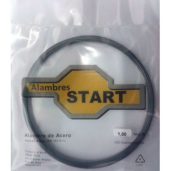 Alambre Cuerda Piano 0,5mm 100gr Acero Alambres Start 100 Gr