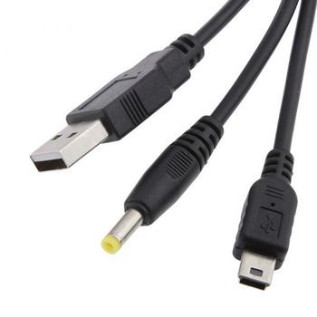 Actecom Cable De Cargador Fuente Alimentación Usb Consola