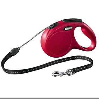 Correa Perro Flexi 12 Kg Rojo 5 M - Arppe - 2090010101..