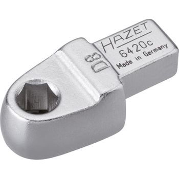 Hazet 6420c Herramienta Insertable Para Puntas De Destornillador ∙ Cuadrado Insertable 9 X 12 Mm ∙ Hexágono Hueco 5/16 Pulgadas (8 Mm) ∙ 41.5 Mm