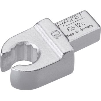 Hazet 6612c-10 Cabeza De Llave De Estrella ∙ Abierta ∙ Cuadrado Insertable 9 X 12 Mm ∙ Perfil Hexagonal Doble Exterior ∙ 10 Mm