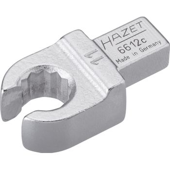 Hazet 6612c-11 Cabeza De Llave De Estrella ∙ Abierta ∙ Cuadrado Insertable 9 X 12 Mm ∙ Perfil Hexagonal Doble Exterior ∙ 11 Mm