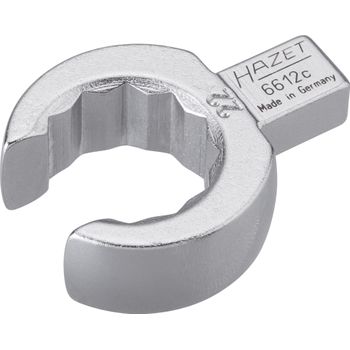 Hazet 6612c-22 Cabeza De Llave De Estrella ∙ Abierta ∙ Cuadrado Insertable 9 X 12 Mm ∙ Perfil Hexagonal Doble Exterior ∙ 22 Mm