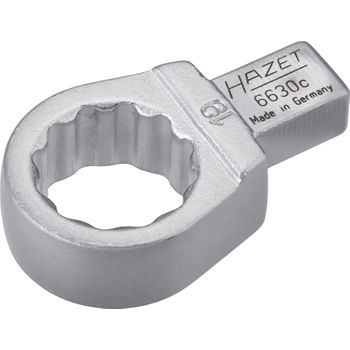 Hazet 6630c-19 Cabeza De Llave De Estrella ∙ Cuadrado Insertable 9 X 12 Mm ∙ Perfil De Tracción Hexagonal Doble Exterior ∙ 19 Mm