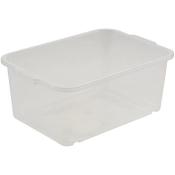 Caja De Almacenaje Plástico Keeeper Wilma 25 X 17 X 10 Cm Transparente