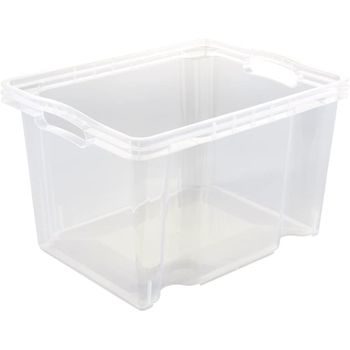 Caja Almacenaje Con Asas Plástico Keeeper Franz 35 X 27 X 21 Cm 13,5l