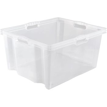 Caja Almacenaje Con Asas Plástico Keeeper Franz 52 X 43 X 26 Cm 44l