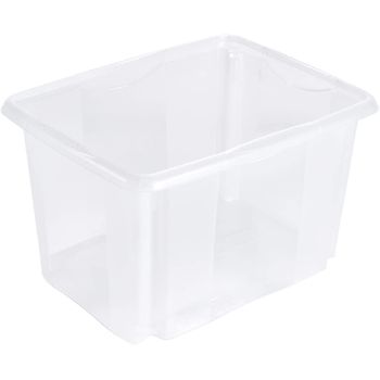 Caja De Almacenaje Apilable Plástico Keeeper Emil 44,5x 34,5 X 27cm 30l