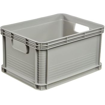 Caja De Almacenaje, Gris Claro, 20 L