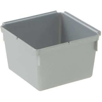 Recipiente Organizador Plástico Keeeper Pepe 8 X 8 X 5 Cm Plateado