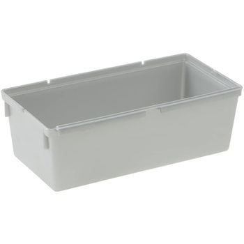 Recipiente Organizador Plástico Keeeper Pepe 15 X 8 X 5 Cm Plateado