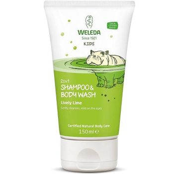 2 En 1 Champú Y Gel Lima Chispeante Weleda, 150 Ml