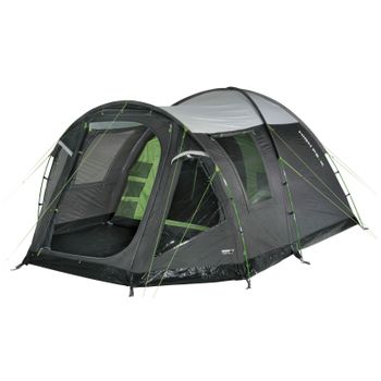 Outsunny Tienda de Campaña Familiar 6 Personas Tienda de Camping  Impermeable PU2000 mm con 3 Puertas 2 Ventanas Doble Capa Bolsillos y Bolsa  de Transporte 548x510x210 cm Naranja