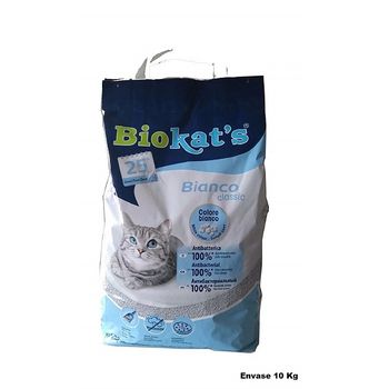 Biokat´s Bianco Classic Arena Para Lecho De Gatos (antibacteriana Y Absorbente 100%) - 10kg