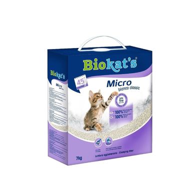 Arena Sandimas Biokat´s Micro Bianco Classic 7kg Para Lecho De Gatos