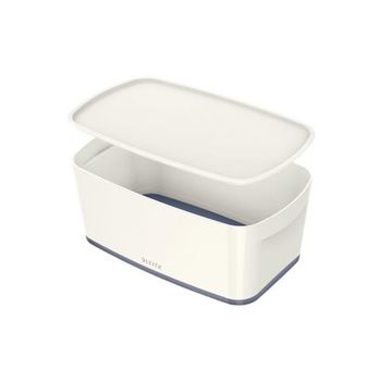 Leitz Caja Almacenamiento Mybox Wow Peque?a Ctapa 318x128x191mm Grisblanco