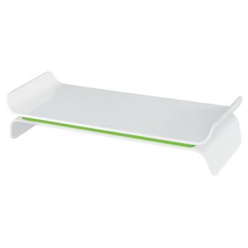 Soporte Ajustable Para Monitor Ergo Wow Verde Y Blanco Leitz